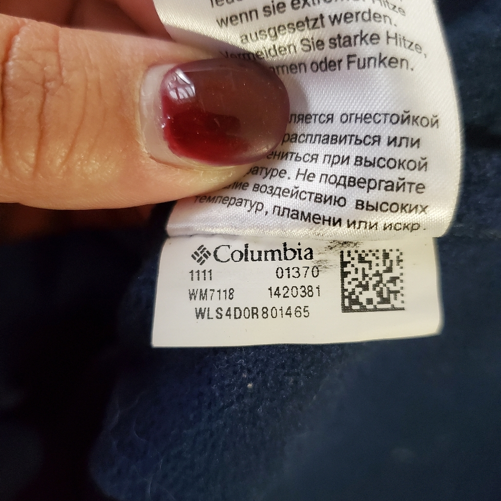 Columbia Interchange Soft Shell Jacket Navy Blue … - image 8